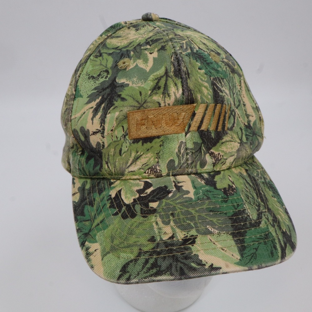 Otto Snapback Hat‎ Mens OSFM Green Leaf Camo FNW Embroidered Patch Cap